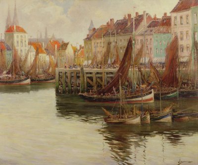 Haven van Oostende door Willem Bataille